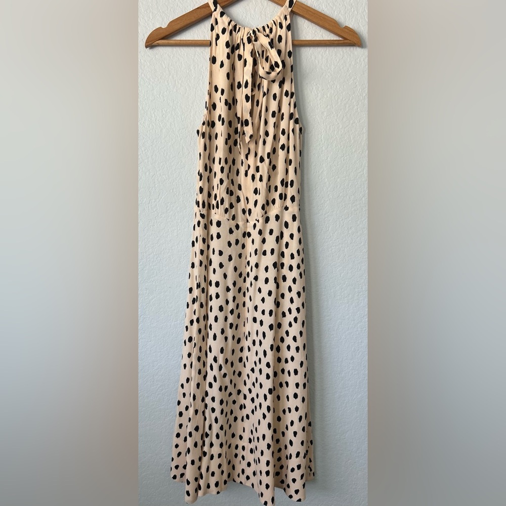 Kate Spade Leopard Polka Dot Take a Walk in the Wild side dress, size 0 - Picture 2 of 6